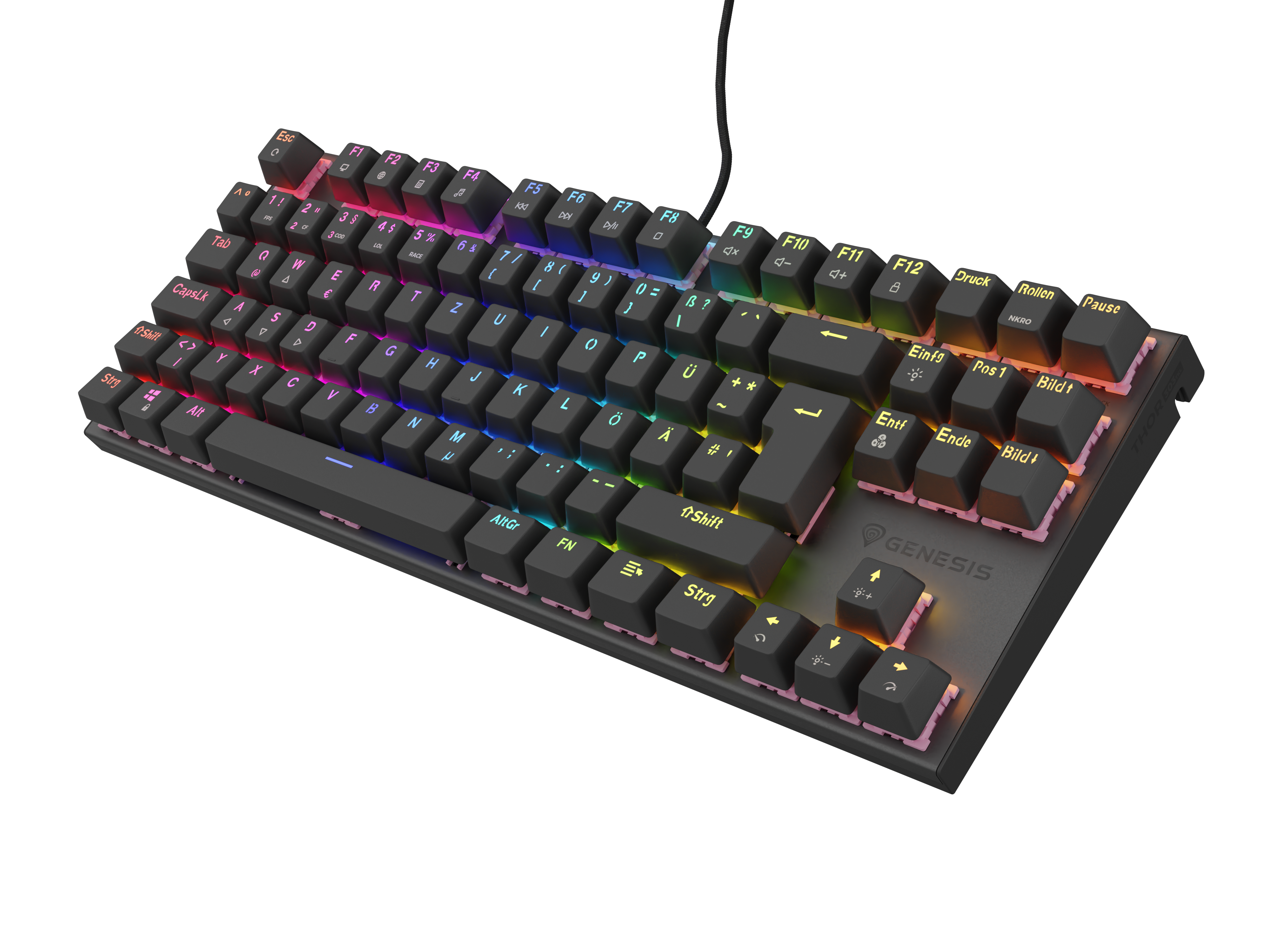 Genesis Gaming Tastatur THOR 303 TKL silent kabelgeb. (DE)