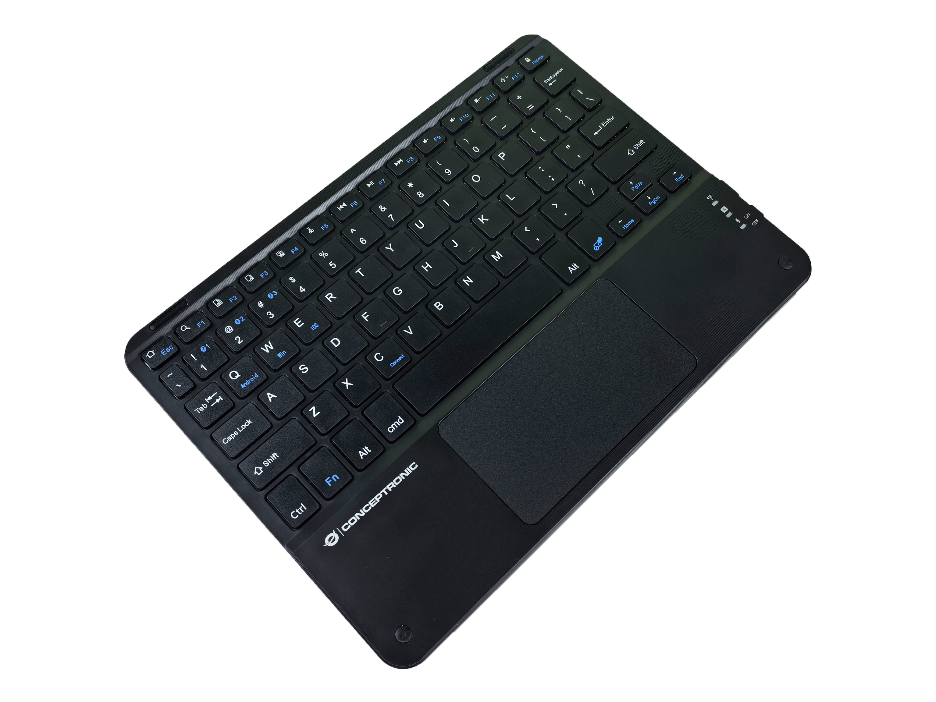 CONCEPTRONIC 10 Wireless Tastatur BT5.4 Layout US schwarz
