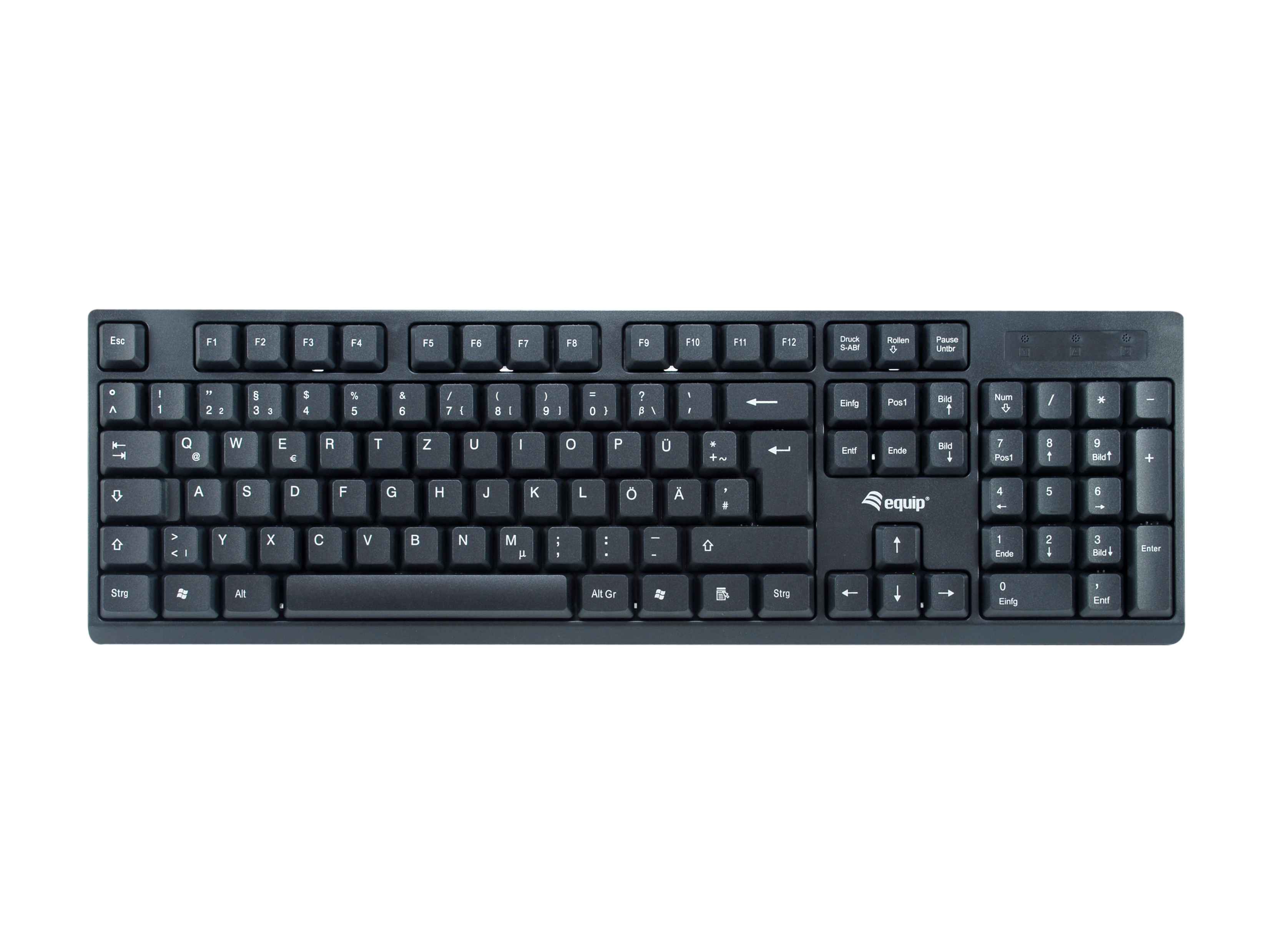 Equip Kombi Wireless Tastatur+Maus DE schwarz