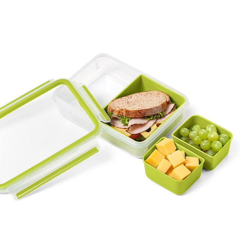 emsa Lunchbox CLIP & GO transparent 1,2 l, 1 St.