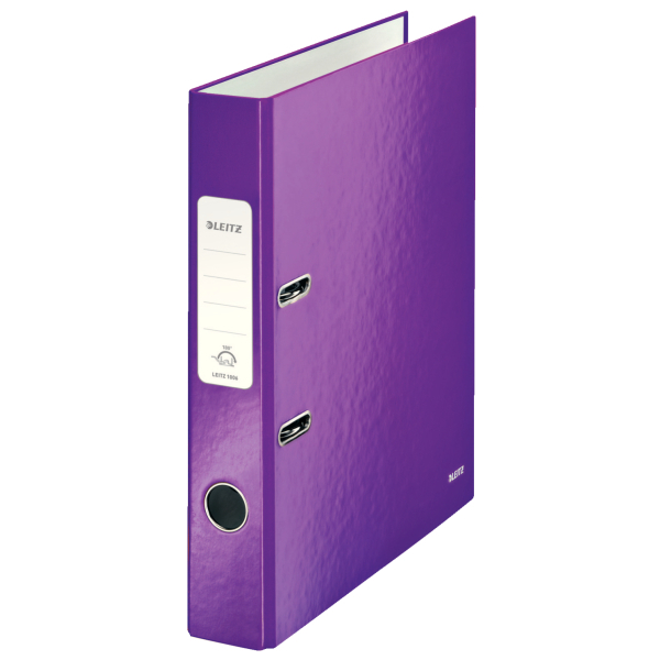 LEITZ Ordner lila Karton 5,0 cm DIN A4, 1 St.