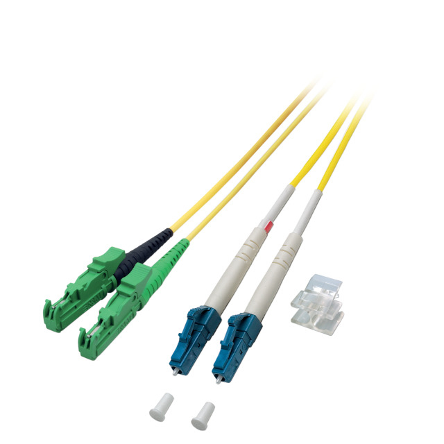 EFB Duplex Patchkabel LC-E2000 9/125 OS2 LSZH 3mm 2.0m gelb