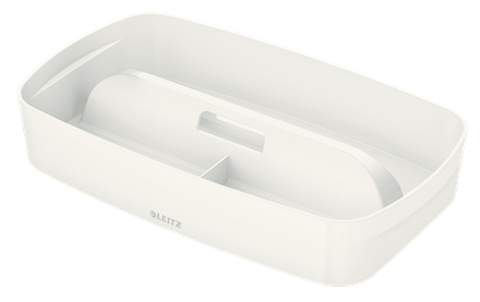 LEITZ MyBox Einsatz für Aufbewahrungsboxen 1,5 l perlweiß 30,7 x 18,1 x 5,6 cm, 1 St.