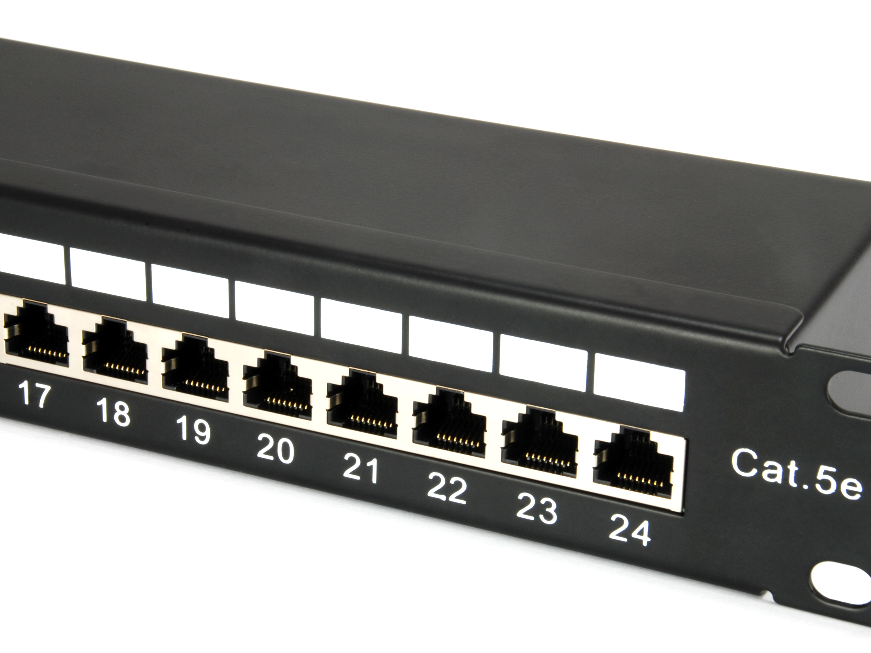Equip 19 Patchpanel 24xRJ45 Cat5e FTP 1U 100MHz RAL9005