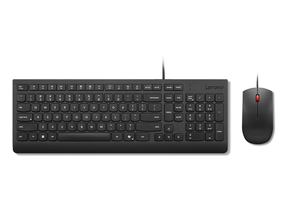 LENOVO ESSENT.WIRED KEYB/MOUSE AI - GERMAN