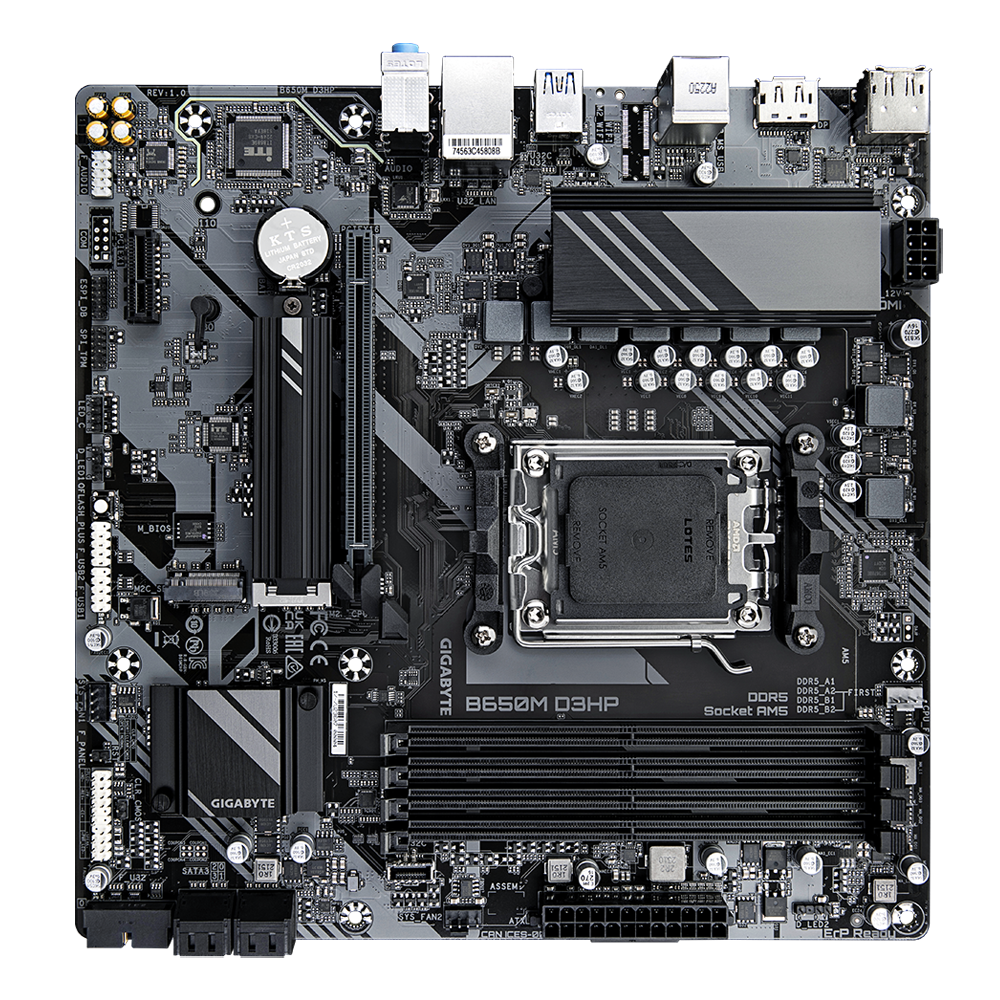 GIGABYTE B650M D3HP AM5 4xDDR5 mATX HDMI 2xDP USB MB