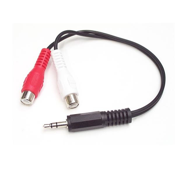6IN RCA STEREO AUDIO CABLE .