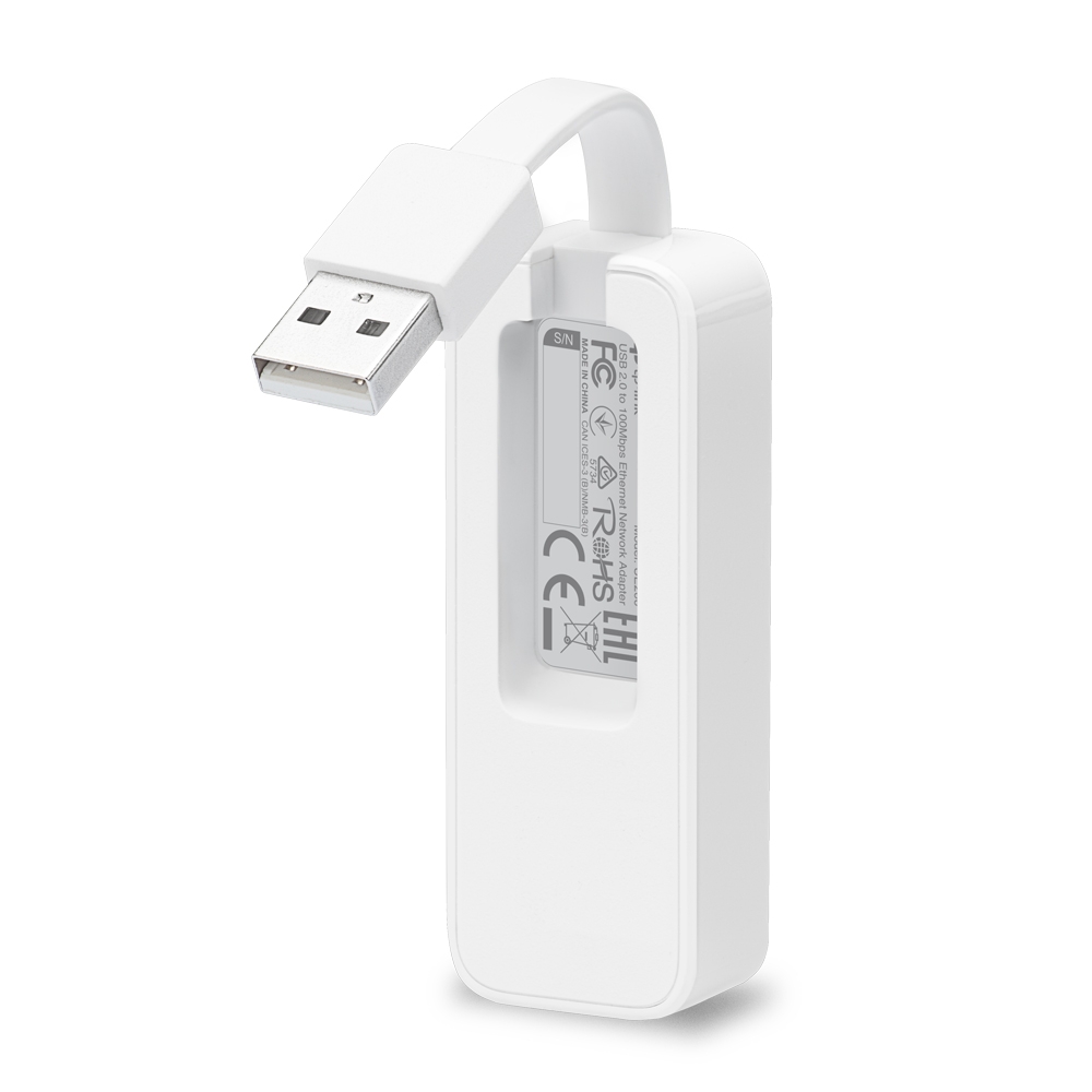 USB 2.0 Adapter, USB-A Stecker > RJ-45 Buchse
