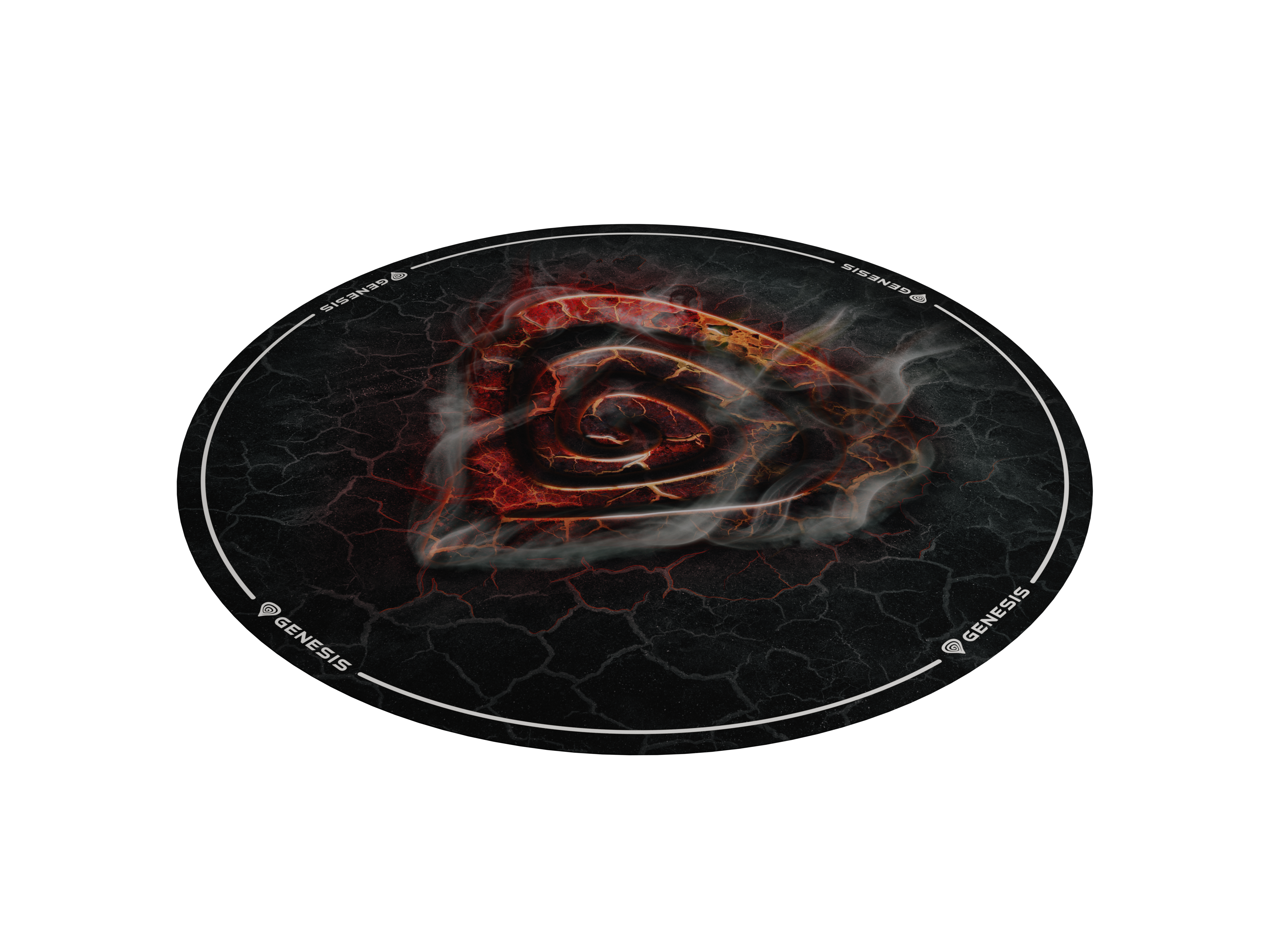Genesis Bodenschutzmatte TELLUR 400 ROUND LAVA (1,0m)