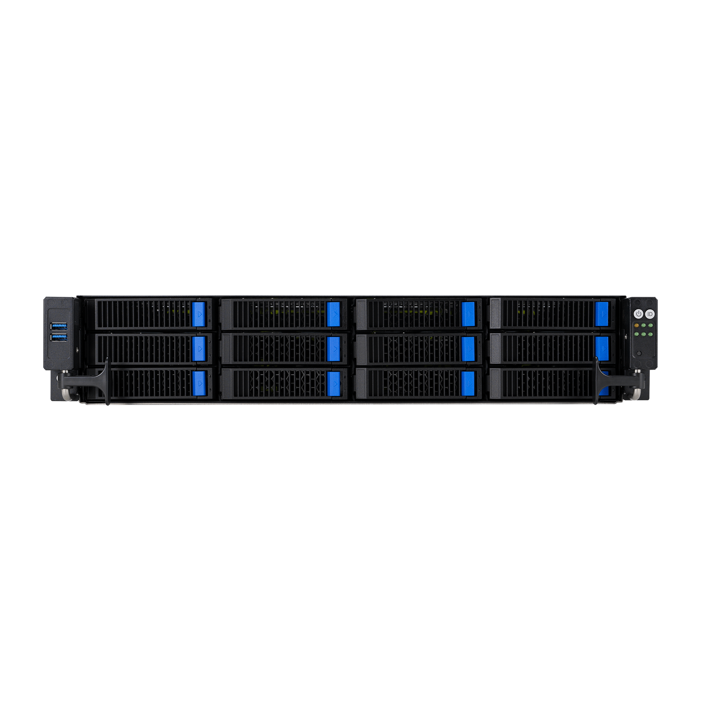 ASUS Server RS521A-E12-RS12U/1G/1.6kW/12NVMe/FAN/RH/OCP/GPU