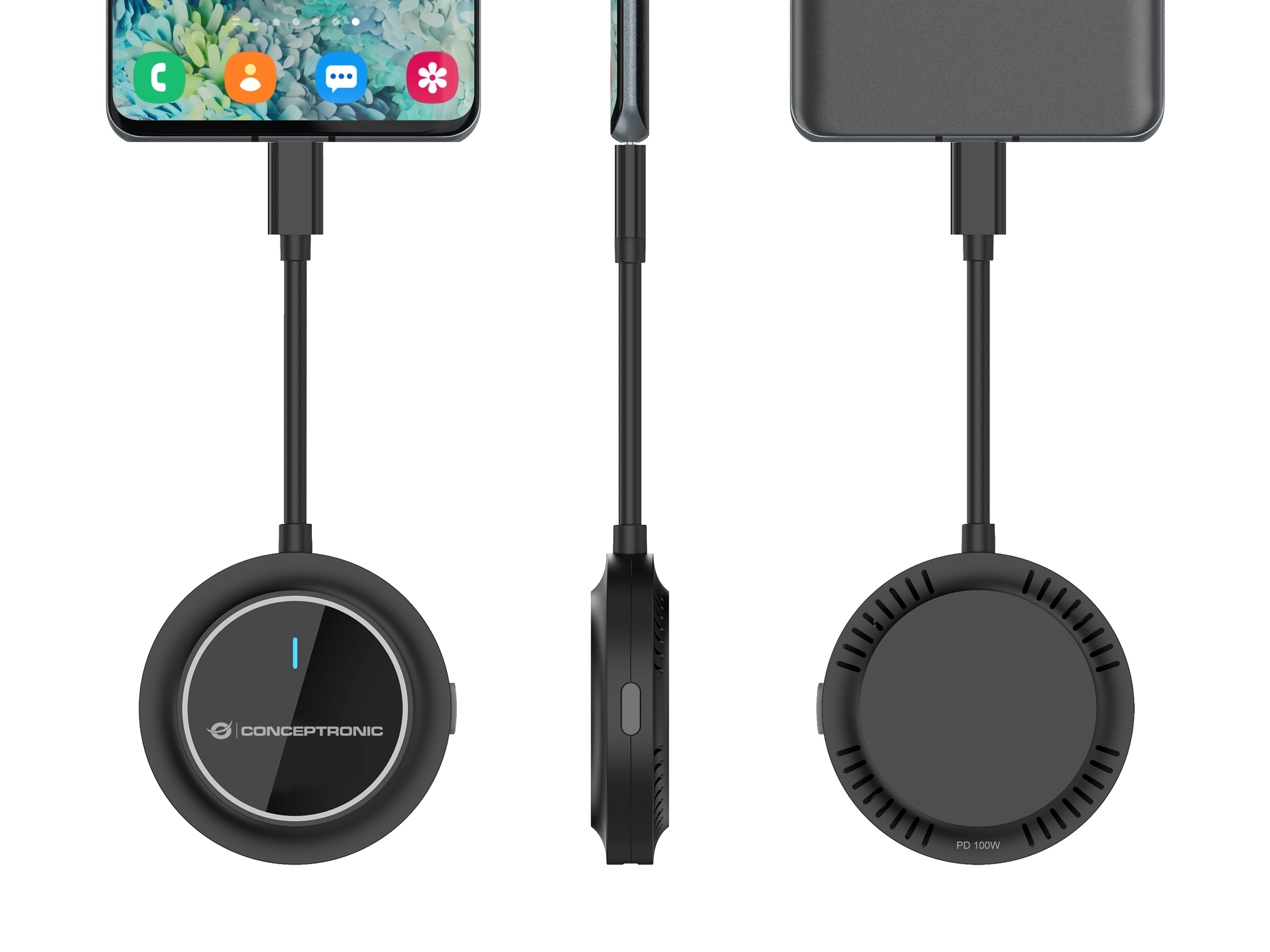 CONCEPTRONIC Adapter USB-C->HDMI Wireless 1080P/60Hz 30m sw