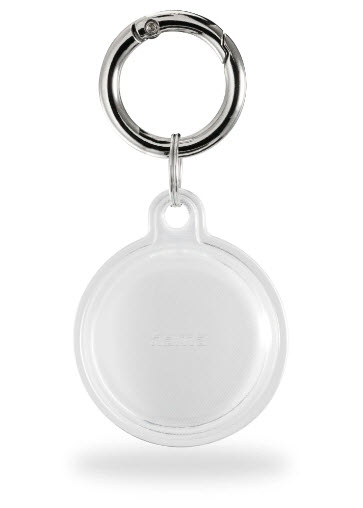 hama Schlüsselanhänger Apple AirTag Halterung Always Clear transparent
