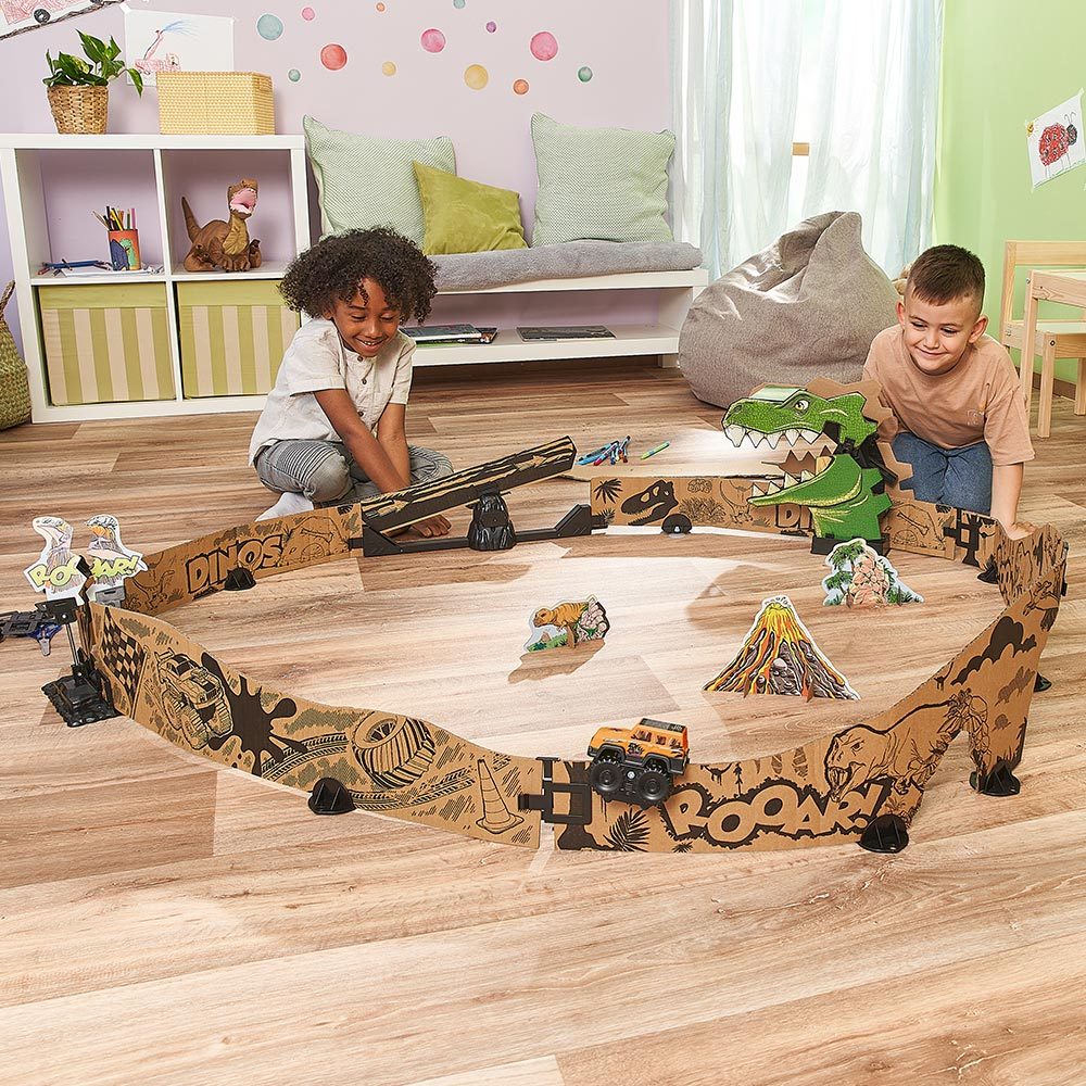 Car-Board Racers - Dino-Adventure Set, Bahn