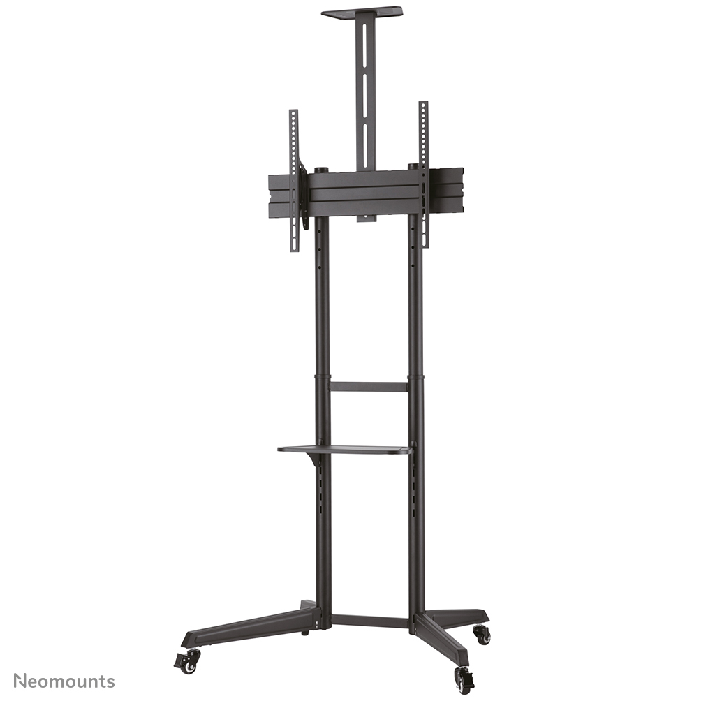 NEOMOUNTS Mobile Floor Stand incl. AV- and cam shelf height adjustable 128,5-145cm