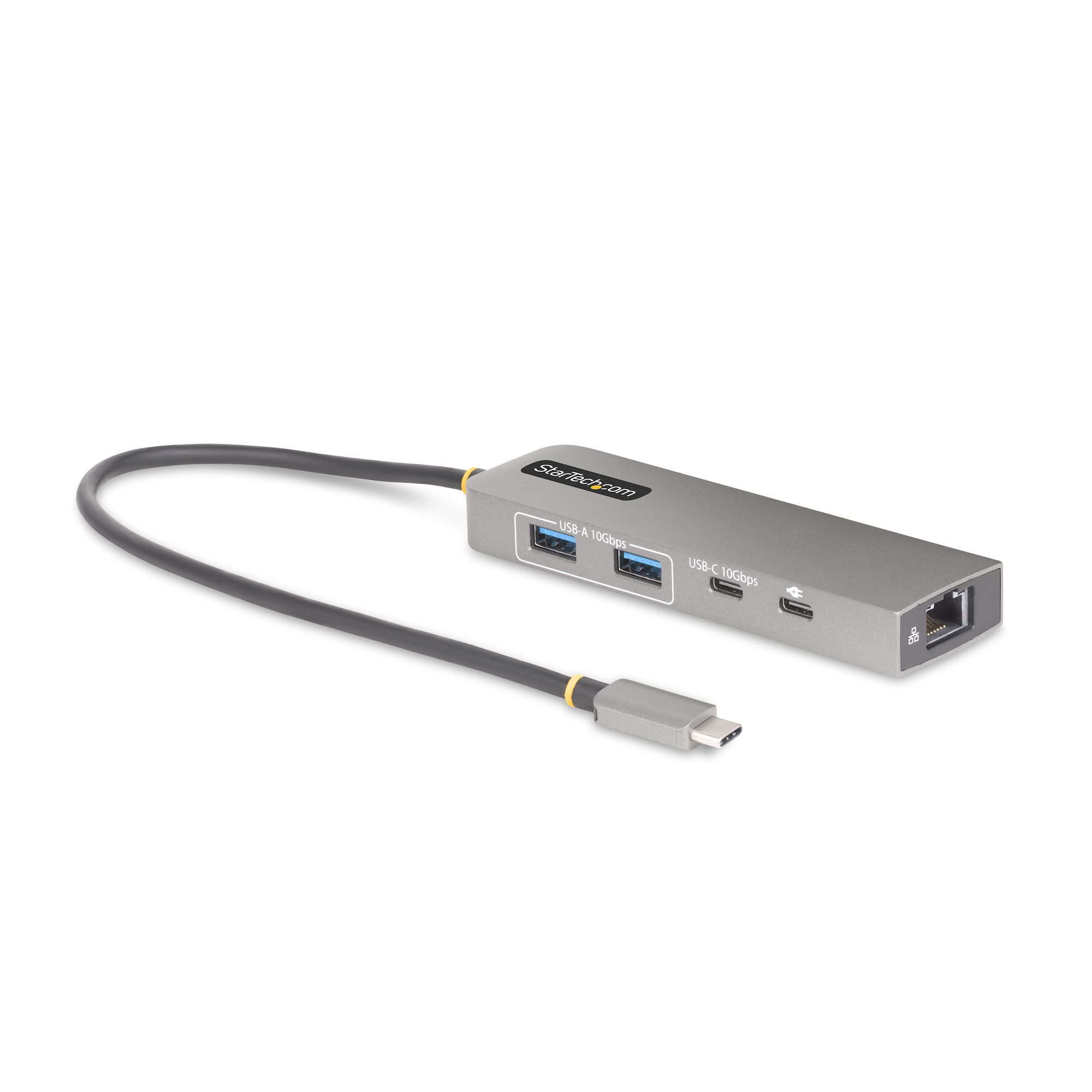 3-PORT USB-C HUB 2.5GBE PD 100W POWER DELIVERY PASSTHROUGH
