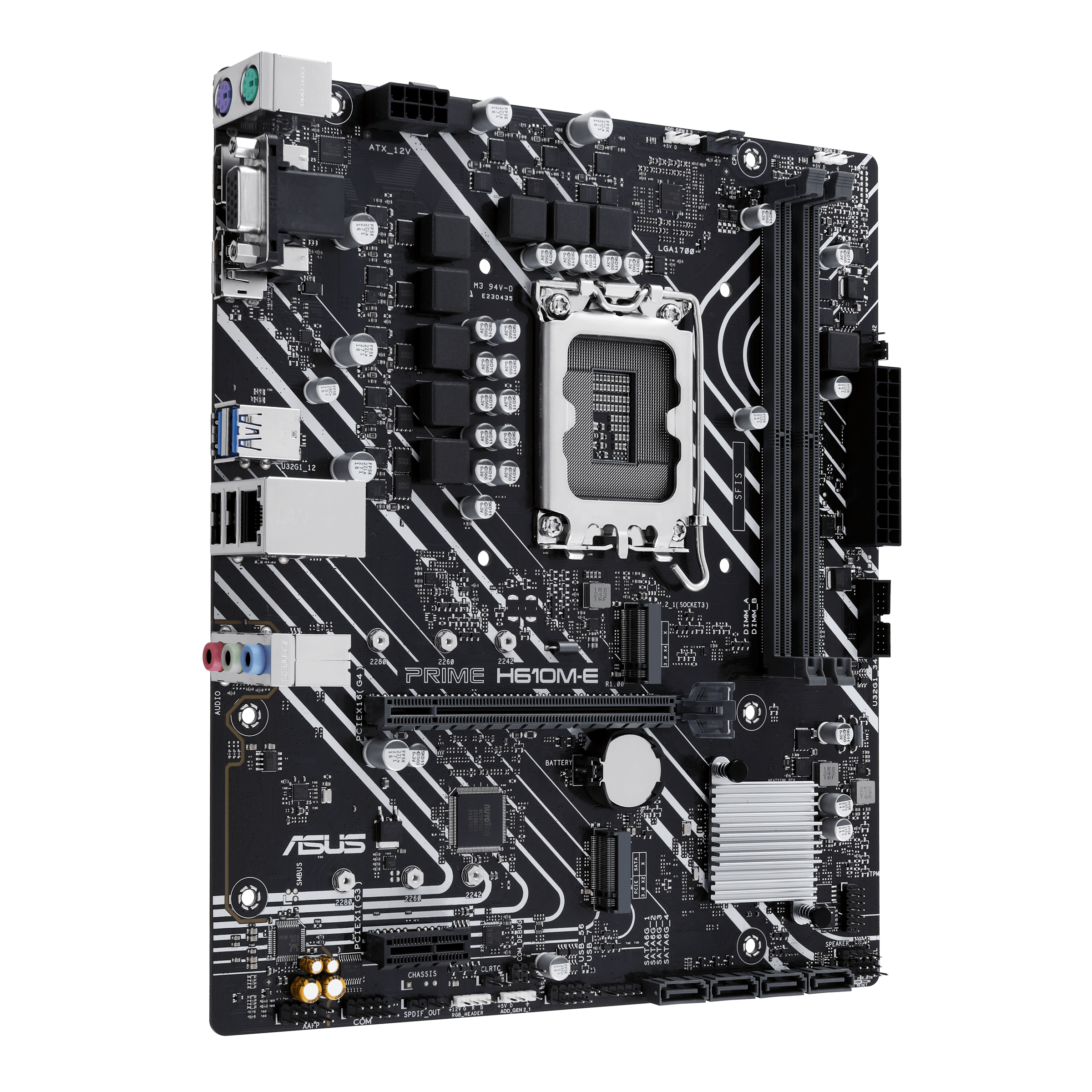 ASUS PRIME H610M-E-CSM LGA1700 microATX MB 2xDDR4 4xSATA 2xM.2