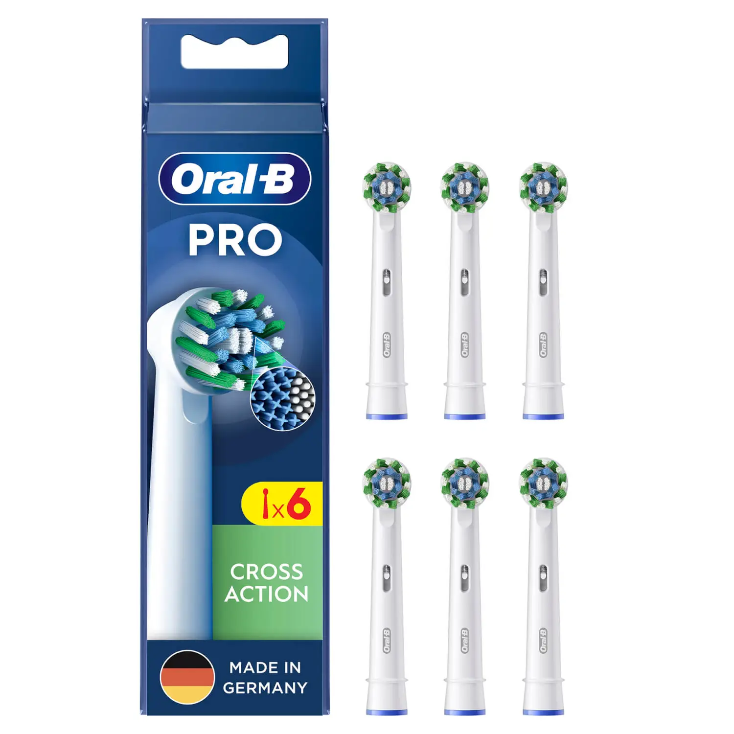 Oral-B Pro Cross Action Aufsteckbürsten 6er-Pack