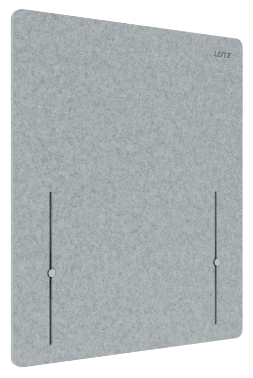 LEITZ Tischtrennwand 61220085, hellgrau 60,0 x 70,0 cm, 1 St.