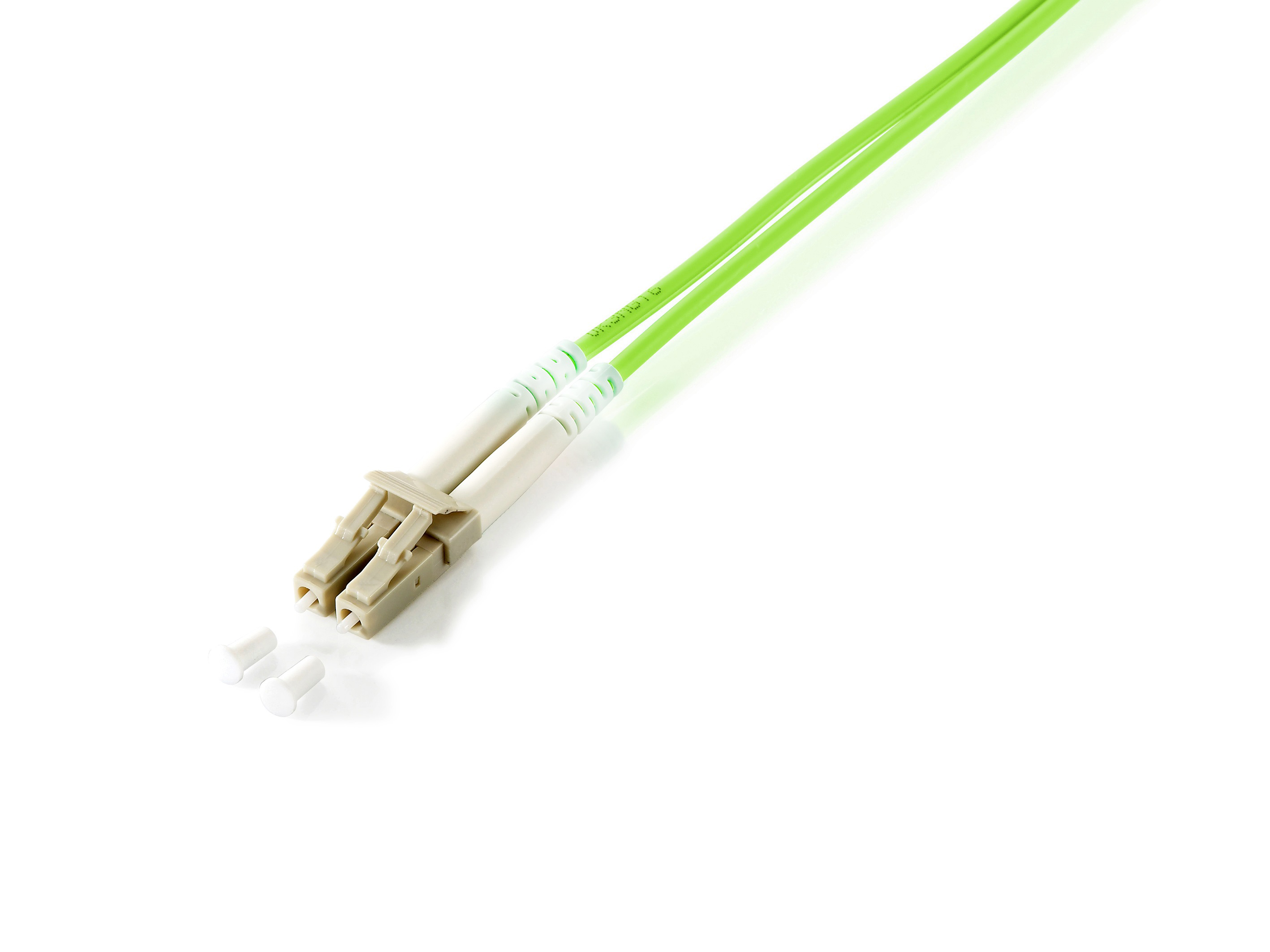 Equip Adapterkabel LC->LC 2.00m Multimode Duplex OM5 grün