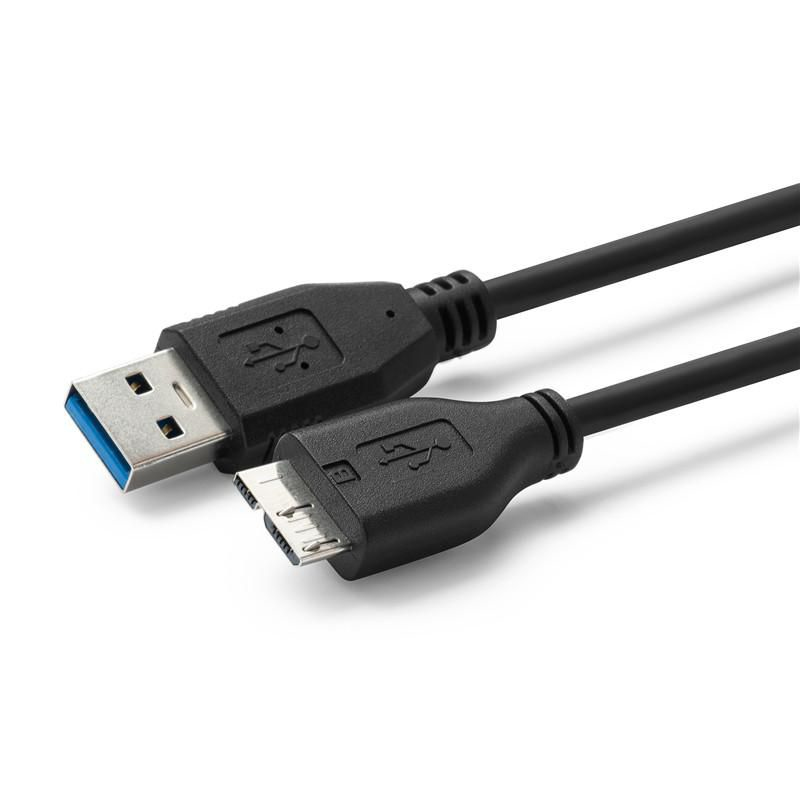 goobay USB 3.0 A/Micro USB 3.0 B Kabel 3,0 m schwarz, 1 St.