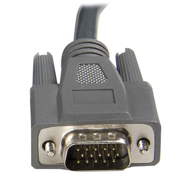 6 FT USB VGA 2-IN-1 KVM CABLE .