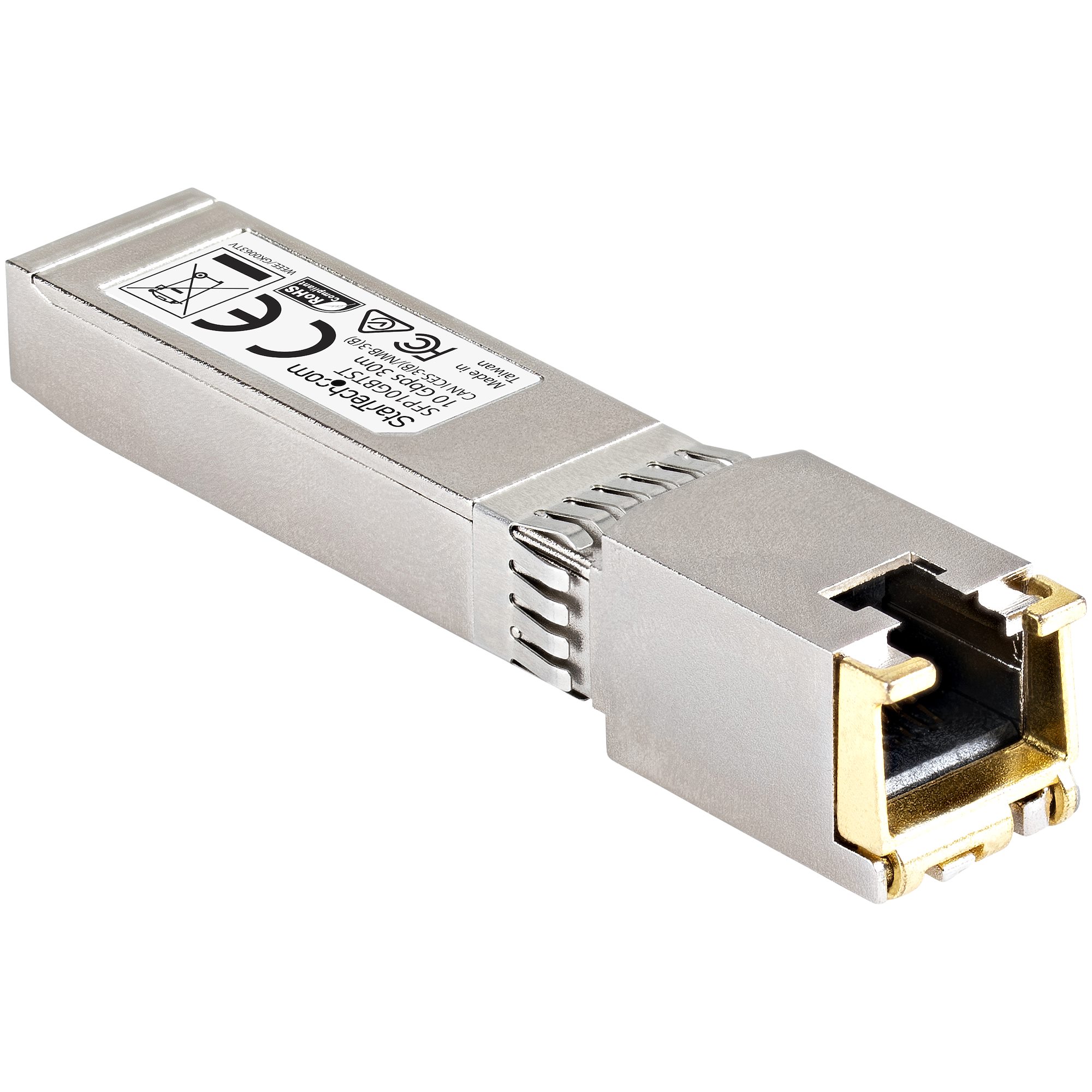 STARTECH.COM Cisco kompatibles SFP+ Transceiver Modul - 10GBASE-T - SFP+ Transceiver - 30 m