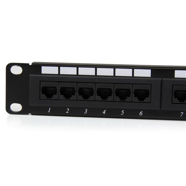 24 PORT 1U CAT6 PATCH PANEL .