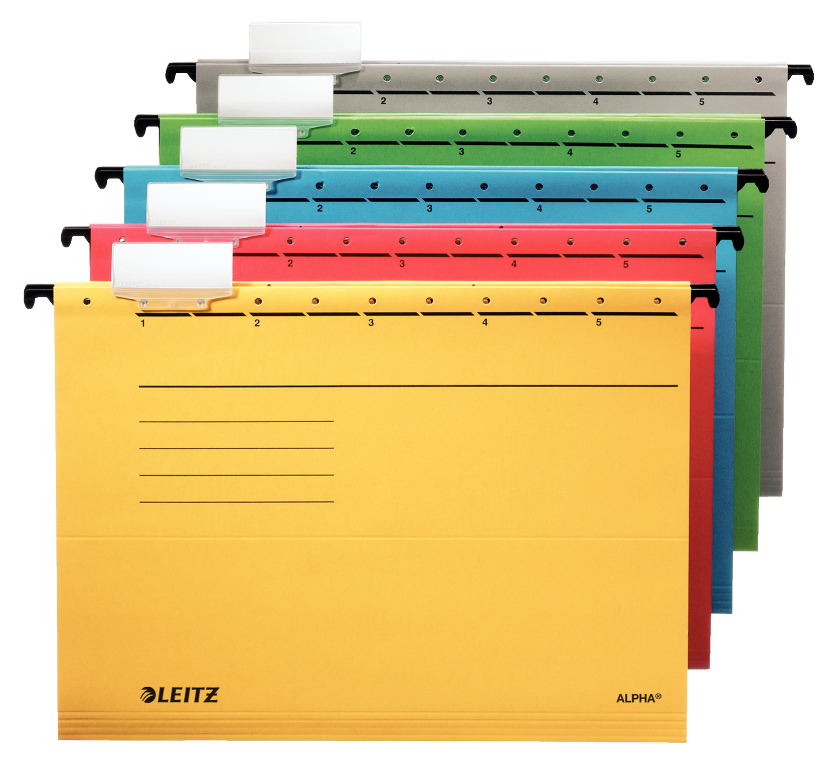 LEITZ Hängemappen ALPHA® 1985 blau, 5 St.