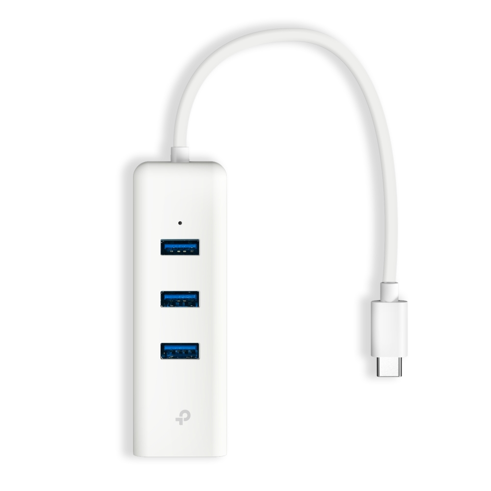 LAN-Adapter UE330C, USB 3.2 Gen1 USB-C > 3x USB-A + RJ-45