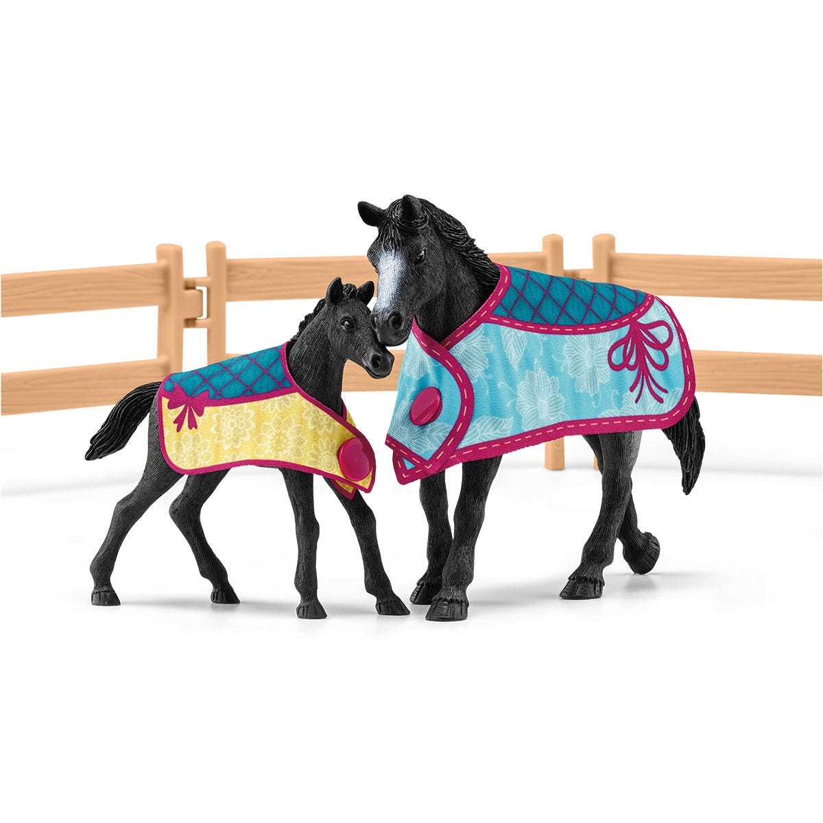 Horse Club Pferdebox mit Stute und Fohlen, Spielfigur