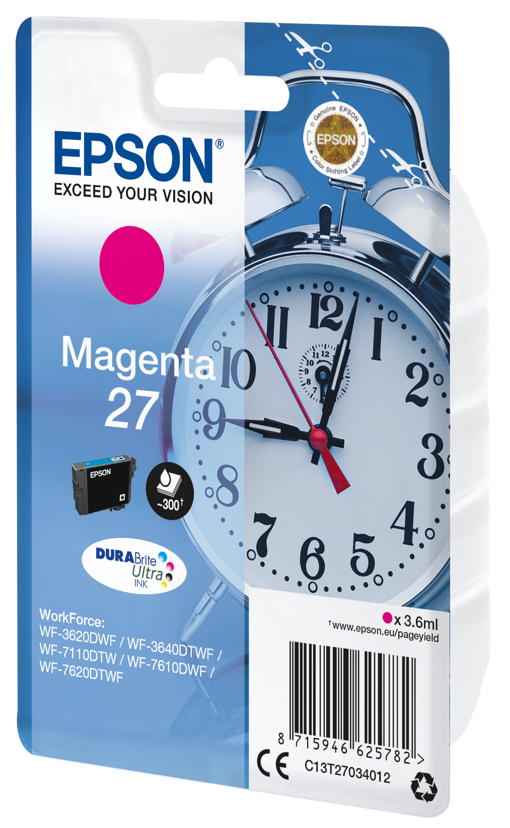 EPSON 27 / T2703 (Wecker) magenta Druckerpatrone