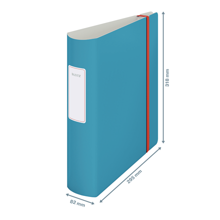LEITZ Active Cosy Ordner sanftes blau Karton 8,2 cm DIN A4, 1 St.