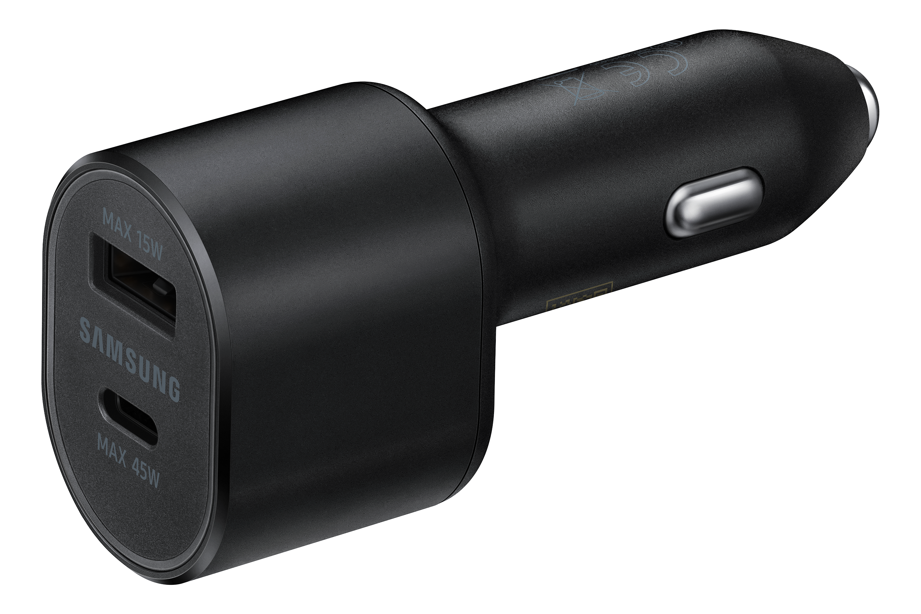 Samsung KFZ-Ladegerät USB-C 45W/USB 15W schwarz