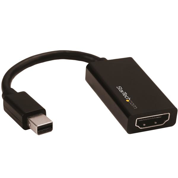 STARTECH.COM Mini DisplayPort to HDMI Adapter - 4K mDP to HDMI Converter - UHD 4K 60Hz
