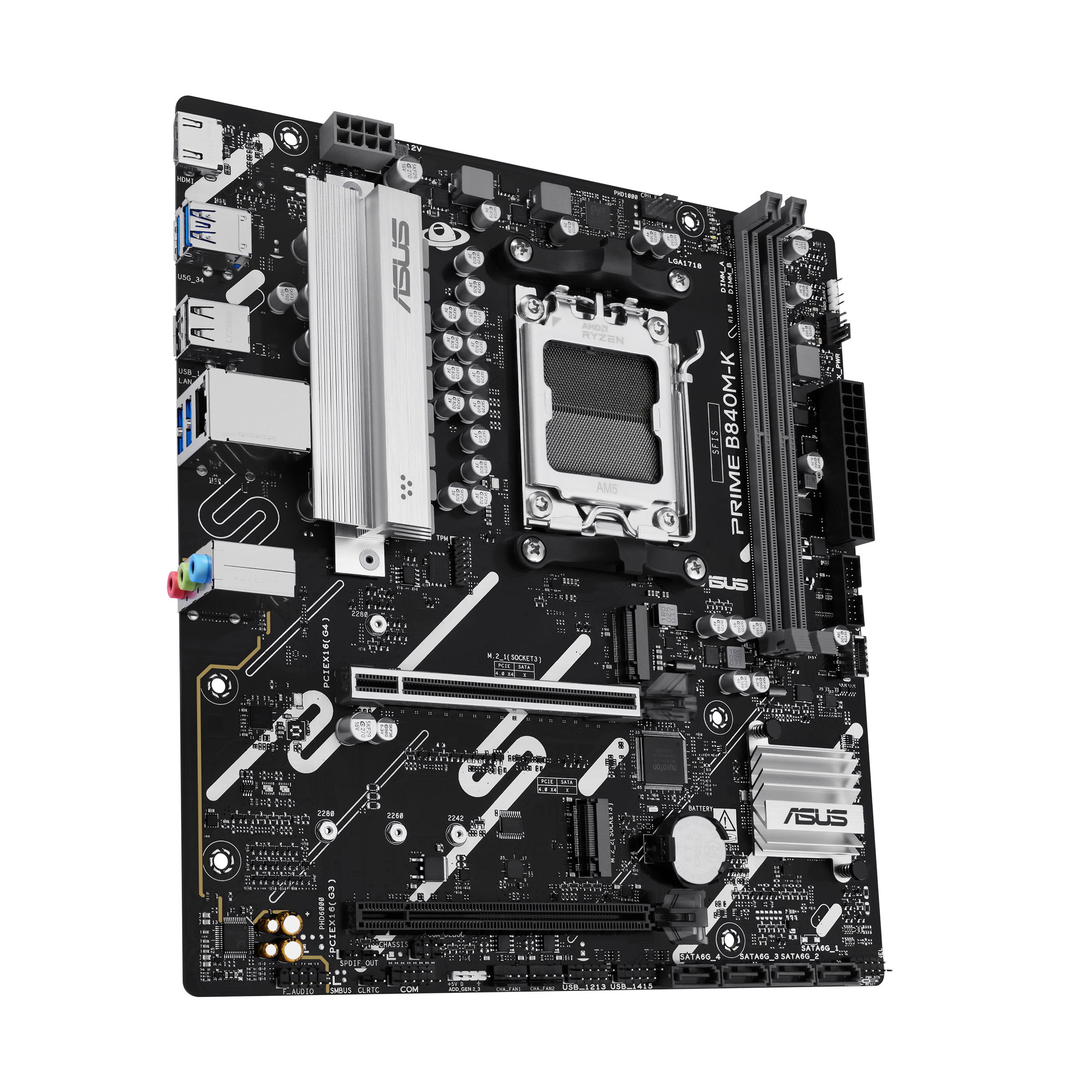 ASUS AMD PRIME B840M-K micro-ATX motherboard DDR5 2xM.2