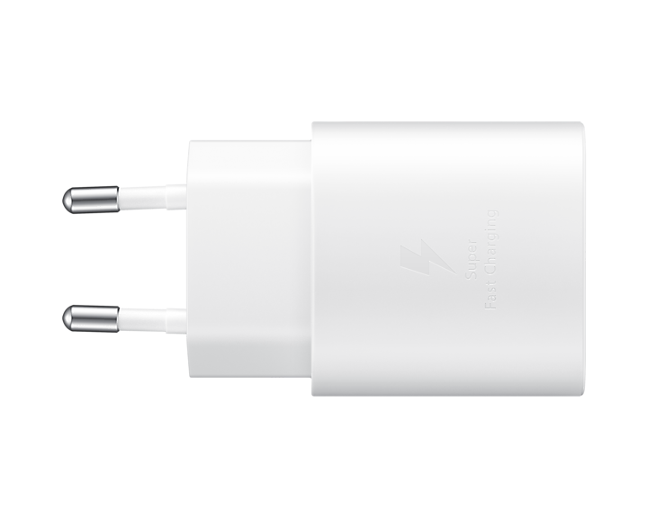Samsung - EP-TA800NWE -NUR ADAPTER Quick Charger 3A - USB Typ C- 25W - Weiß BULK