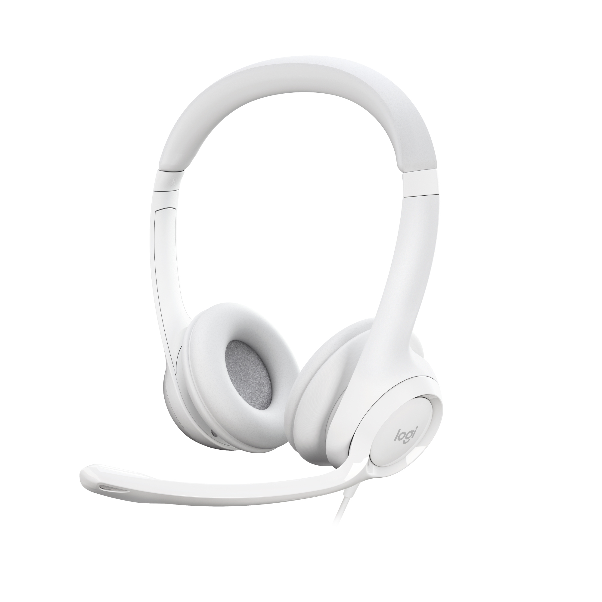 Logitech H390 USB-Headset grau, weiß