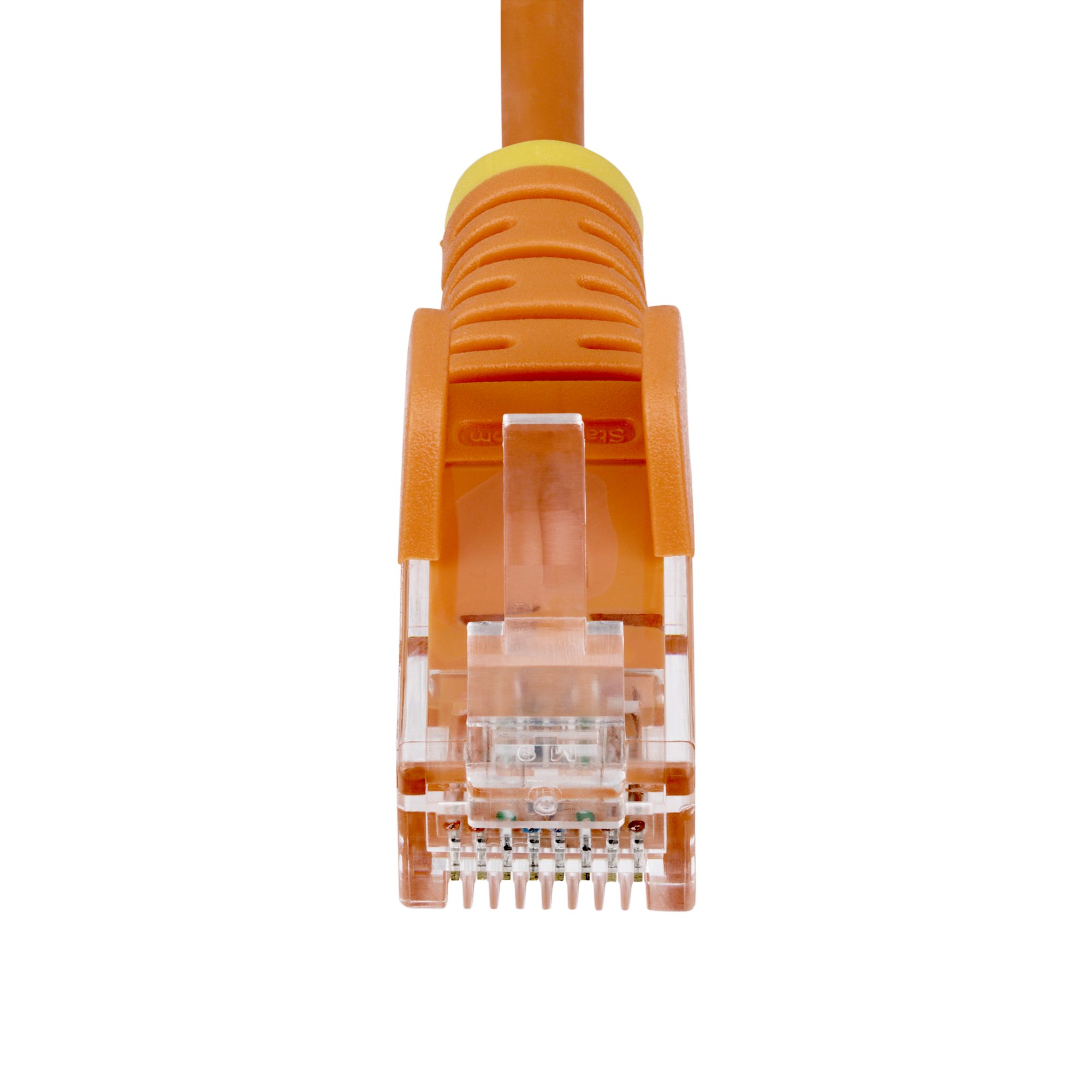 25CM ORANGE SLIM CAT6 CABLE SLIM SNAGLESS RJ45 UTP PATCH CAB