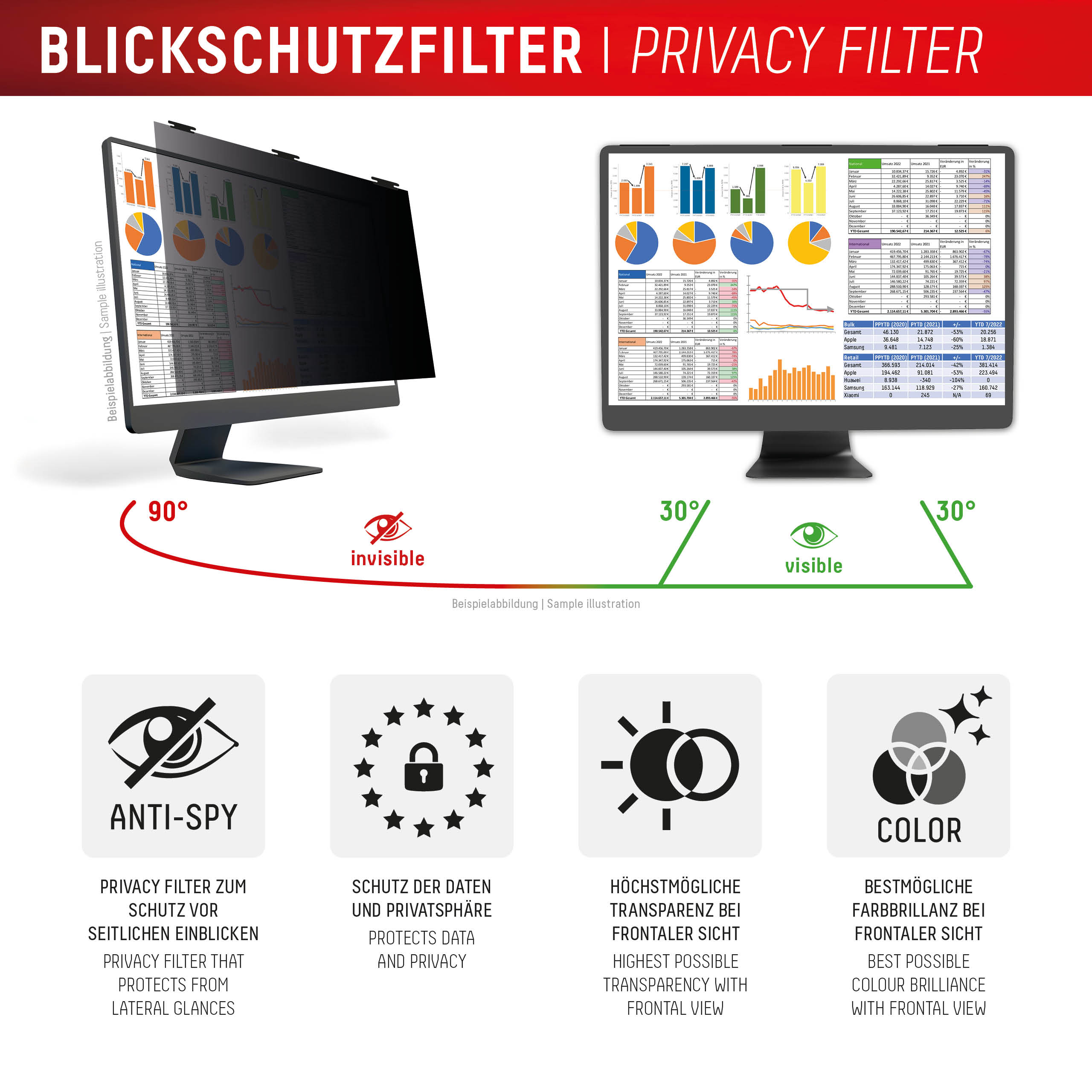 DISPLEX PRIVACY SAFE DESKTOP UNI 27 (16:9)