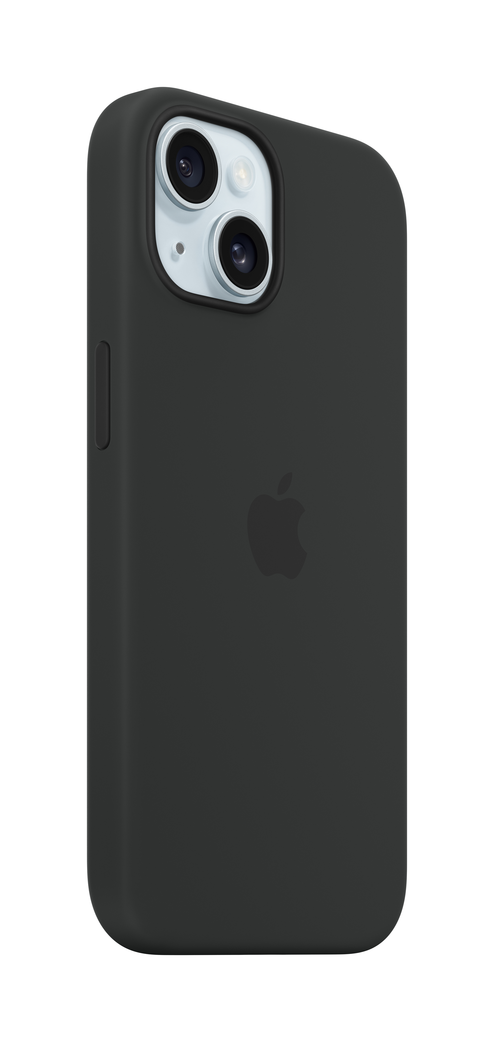 IPHONE 15 SILICONE CASE WITH MAGSAFE - BLACK