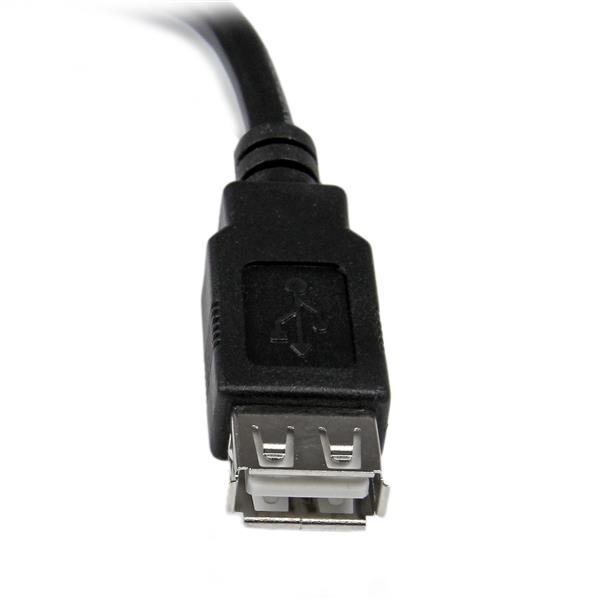 StarTech.com 15cm USB-A Verlängerungskabel USB 2.0 Schwarz