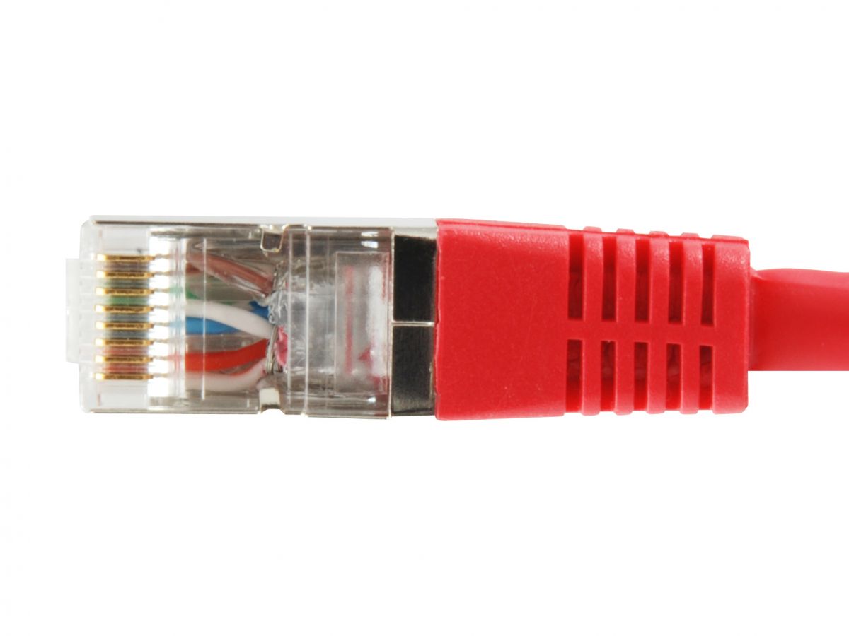 Equip Patchkabel Cat6A Plat.S/FTP 2xRJ45 0.50m rot LSZH Polybeutel