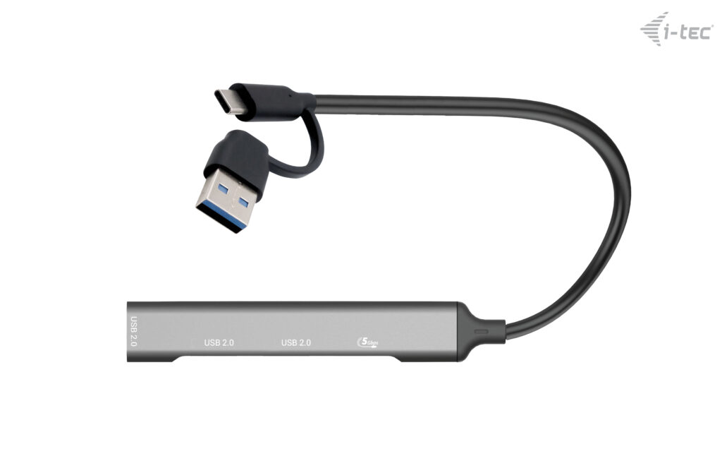 I-TEC USB-A/USB-C 4 PORT HUB 1X USB-C 3.1+3X USB 2.0