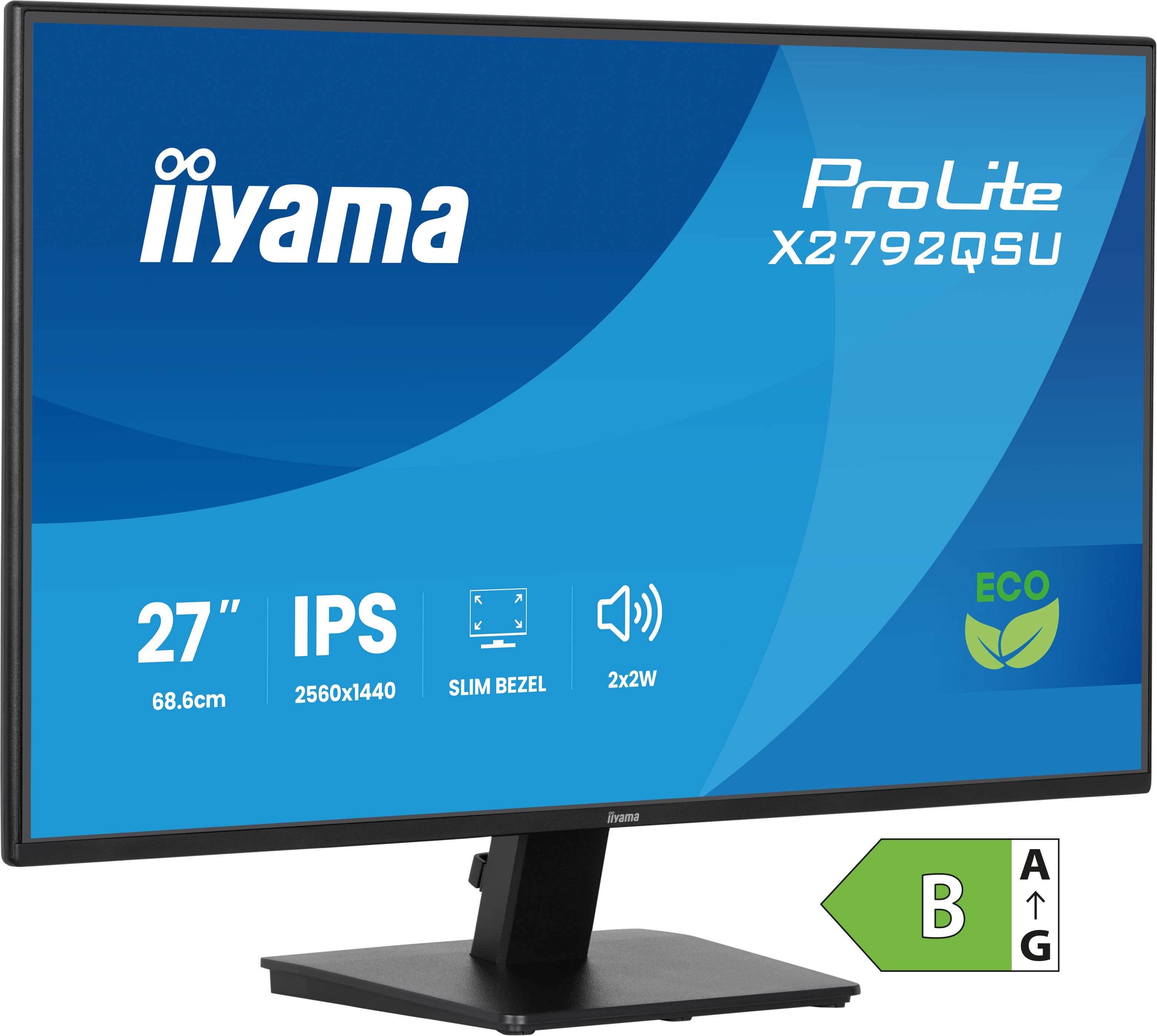 IIYAMA 68.6cm (27) X2792QSU-B1 16:9 HDMI+DP+2xUSB IPS
