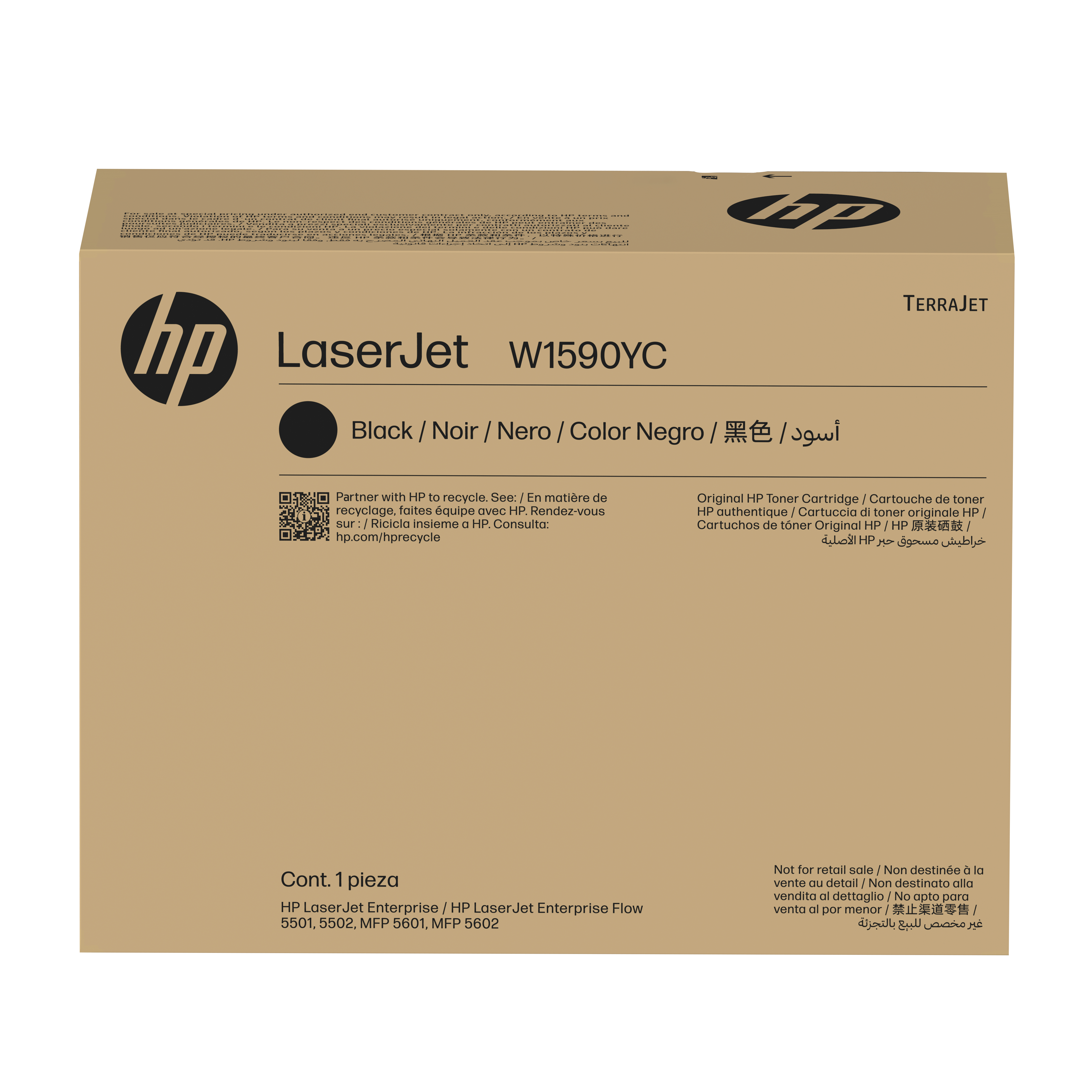 HP 159Y (W1590Y) schwarz Tonerkartusche