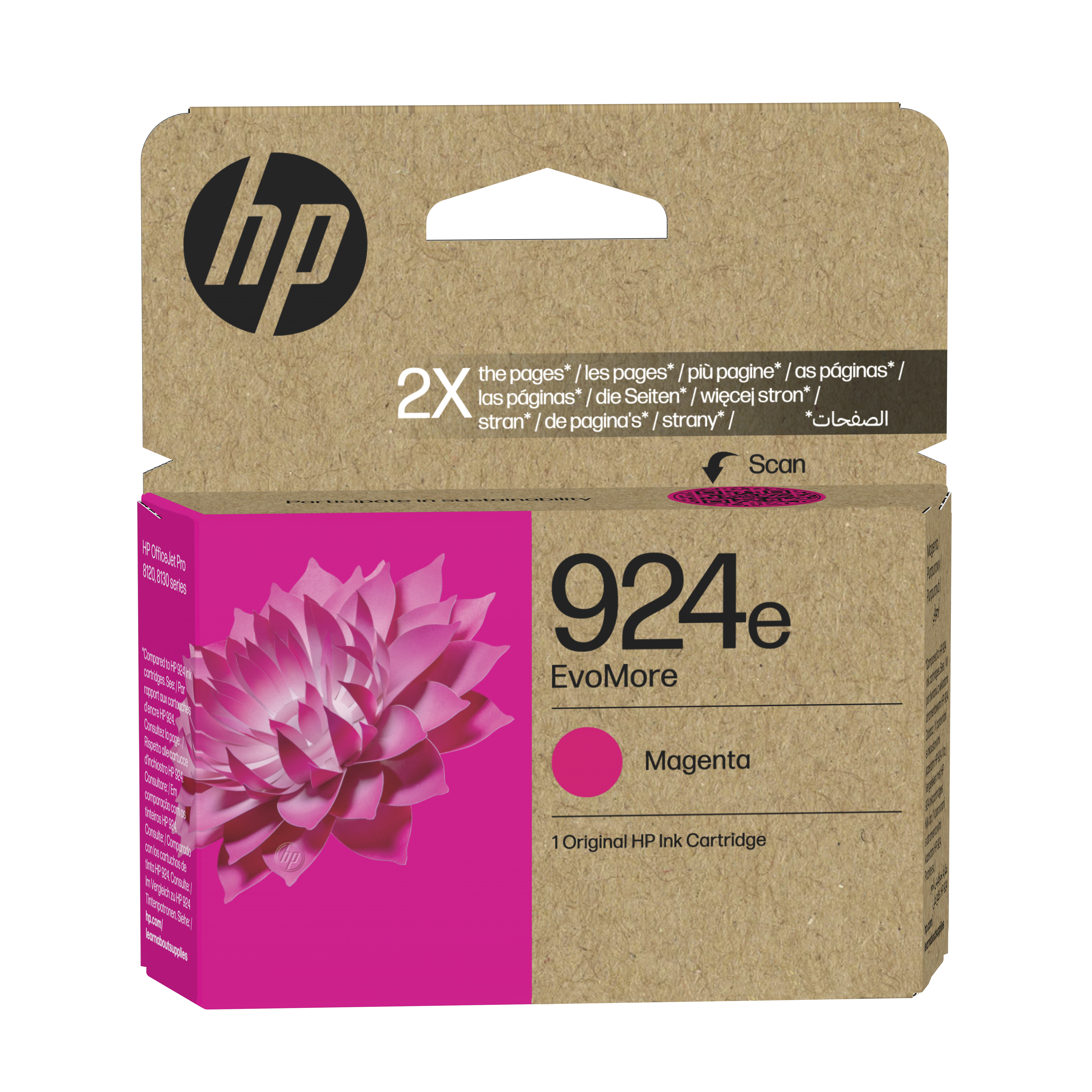 HP 924e(4K0U8NE) magenta Druckerpatrone