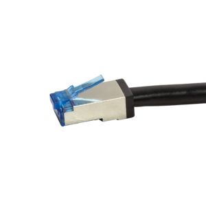 Logilink Outdoor PE Patchkabel CAT.6A S/FTP, schwarz, 1,0m