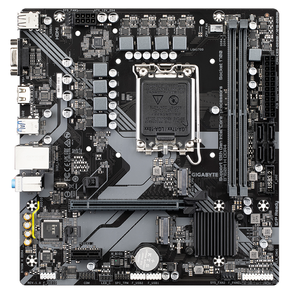 Gigabyte GA-B760M H DDR4 (1700) (D)