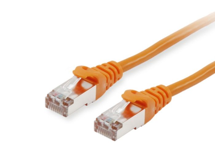 Equip Patchkabel Cat6A S/FTP 2xRJ45 0.15m orange LSZH Polybeutel