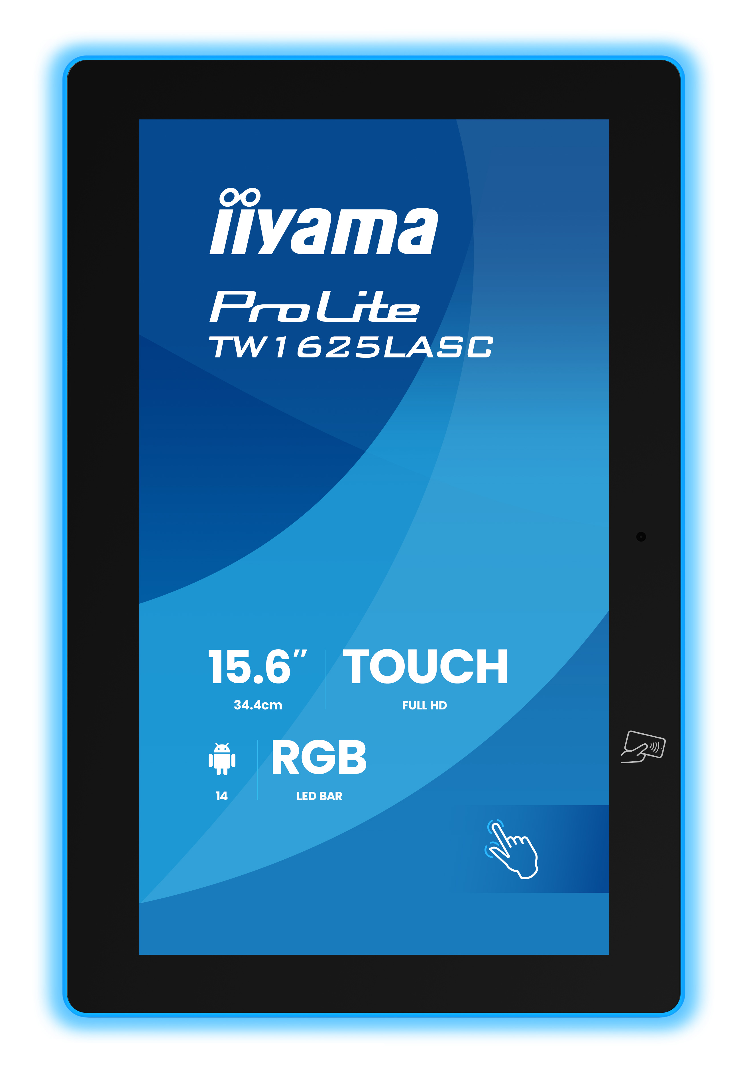 IIYAMA 34.4cm (15,6) TW1625LASC-B3PNR 16:9 M-Touch IPS